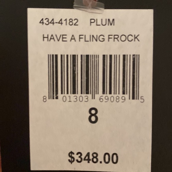 NWT Nanette Lepore Crochet Cocktail Dress in gorgeous shade of Plum - Picture 8 of 8